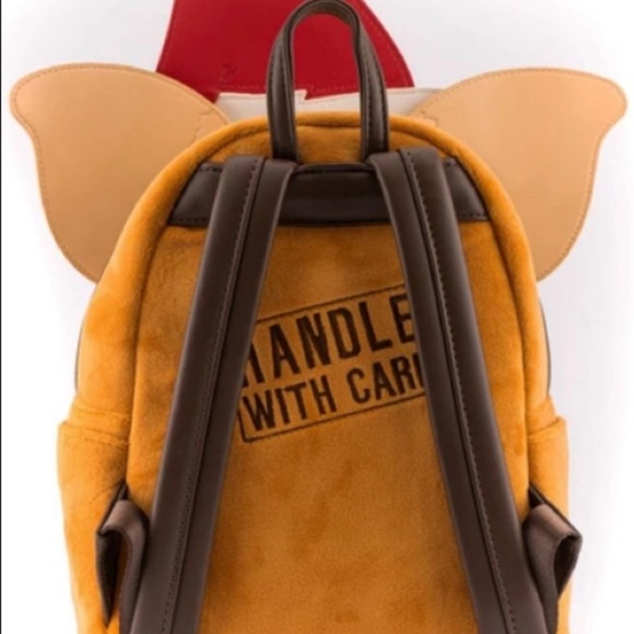 LOUNGEFLY GREMLINS GIZMO Holiday Keyboard Cosplay w/Removable Hat MINI BACKPACK! - Picture 6 of 11